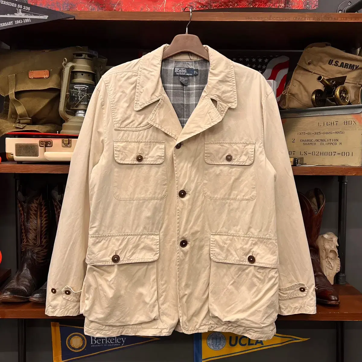 Ralph Lauren サファリジャケット ハンティングジャケット M 【公式通販】